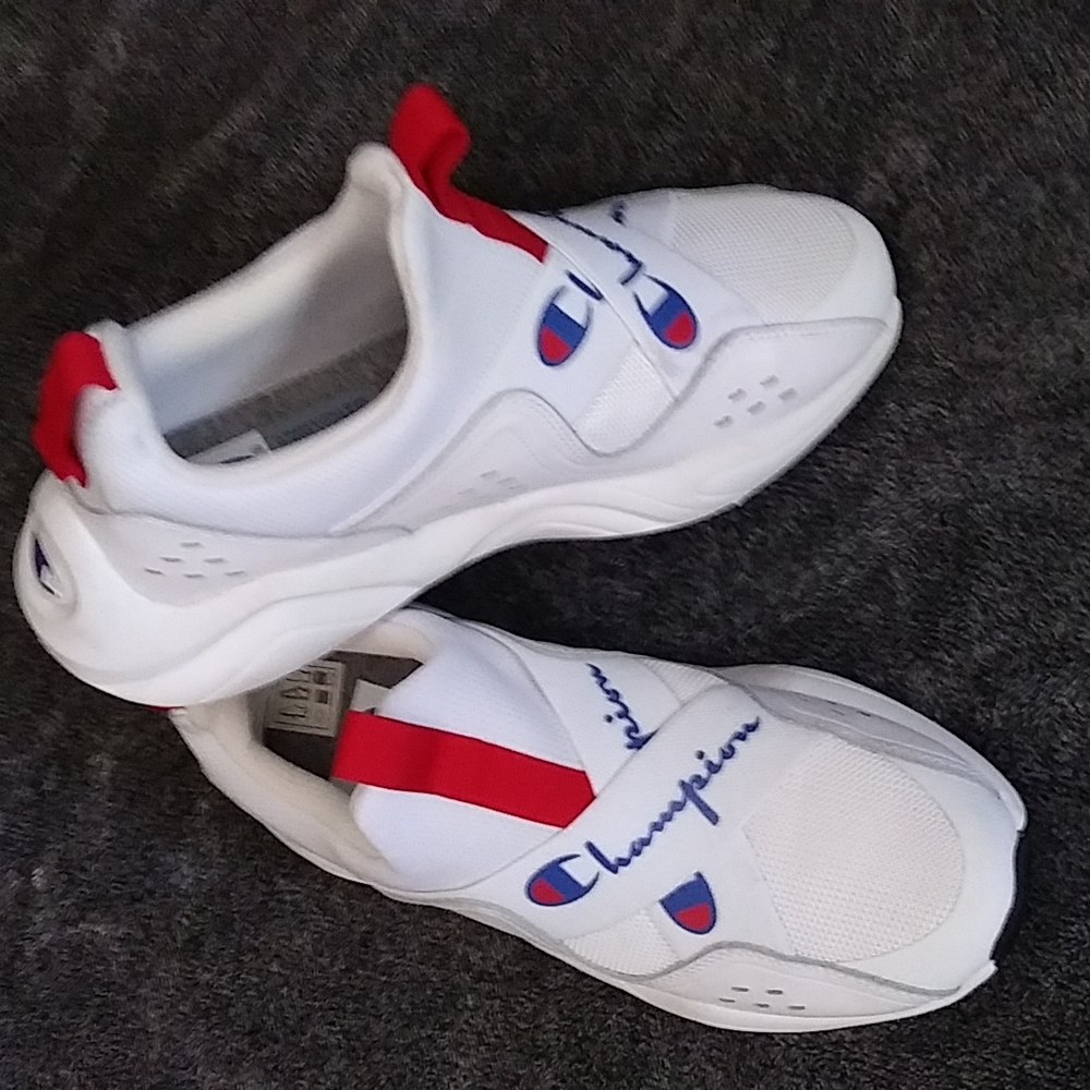 Champion white athletic shoes